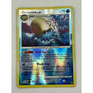 Omanyte Lv.37 - 69/100-  Majestic Dawn Reverse‎ Holo 2008 Pokemon TCG MP